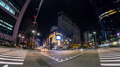 Time Lapse Di Auto Sulla Strada