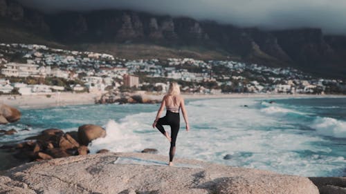 Woman Doing Yoga