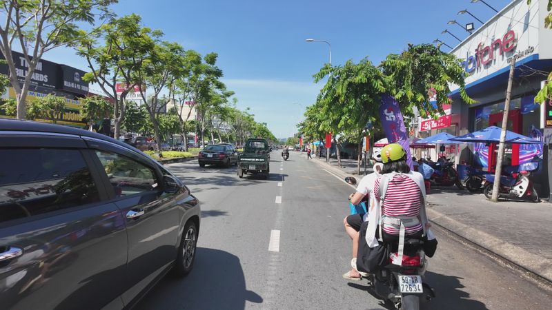 Busy Urban Street Scene with Traffic Free Stock Video Footage, Royalty ...