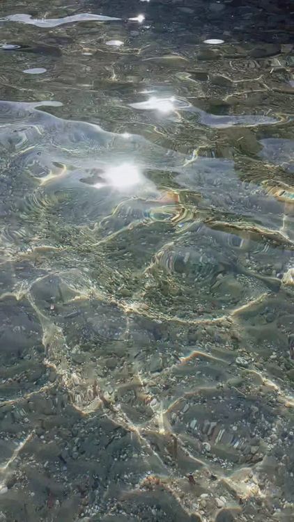 Sunlight Reflections on Clear Water Surface Free Stock Video Footage ...