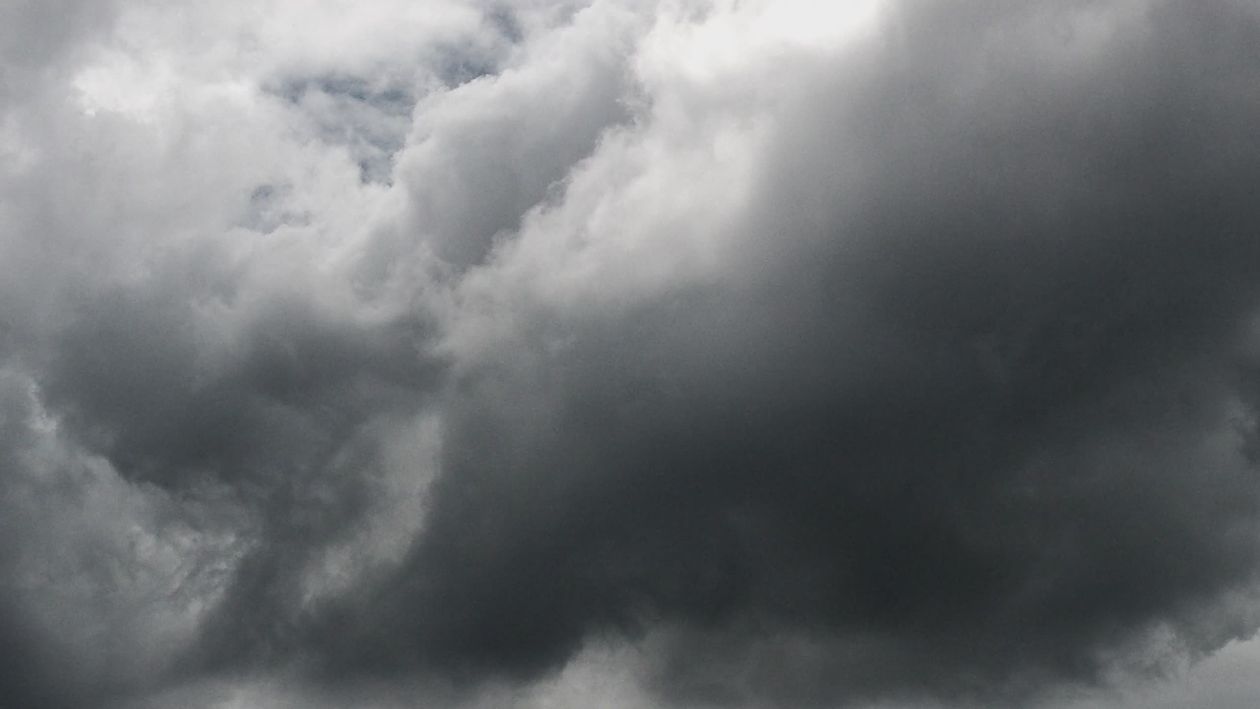 Dramatic Storm Clouds in Gray Skies Free Stock Video Footage, Royalty ...