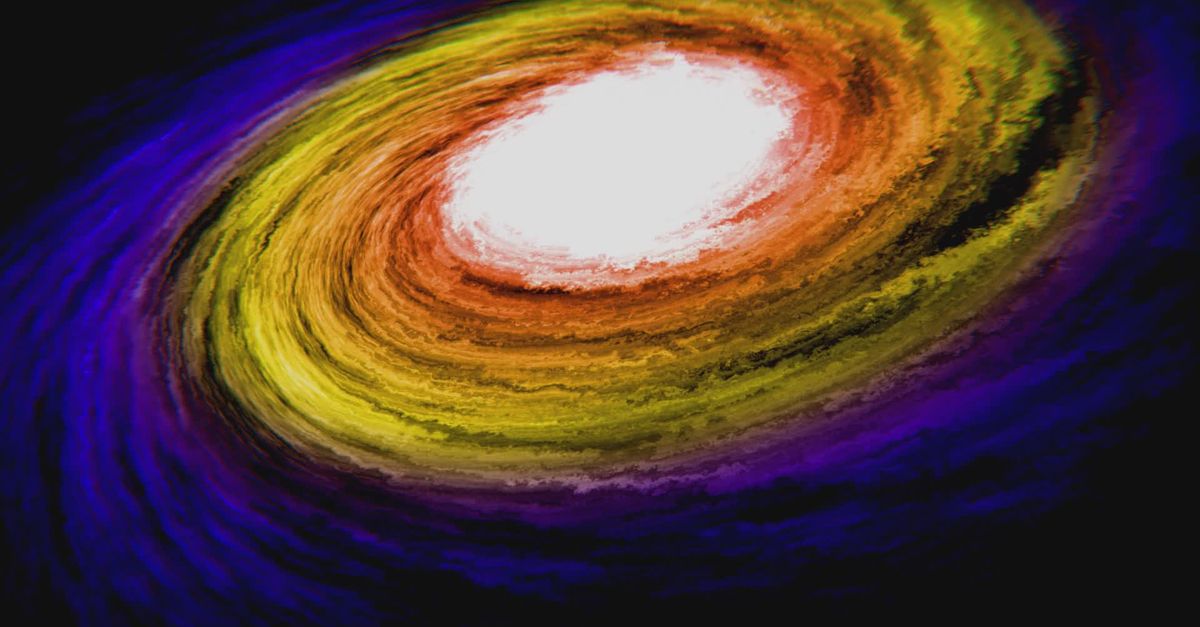 Colorful Abstract Spiral Galaxy Animation Free Stock Video Footage ...