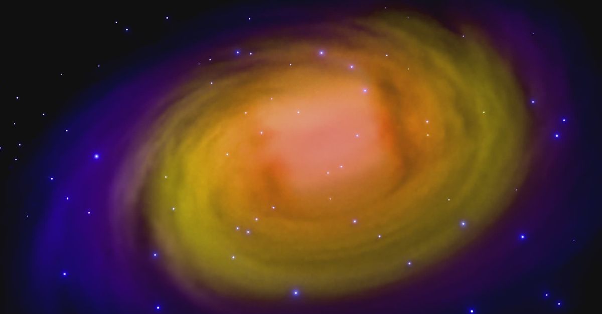 Spiral Galaxy Animation with Vibrant Colors Free Stock Video Footage ...