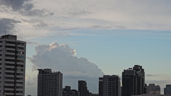 城市风景早上天空视频素材视频素材