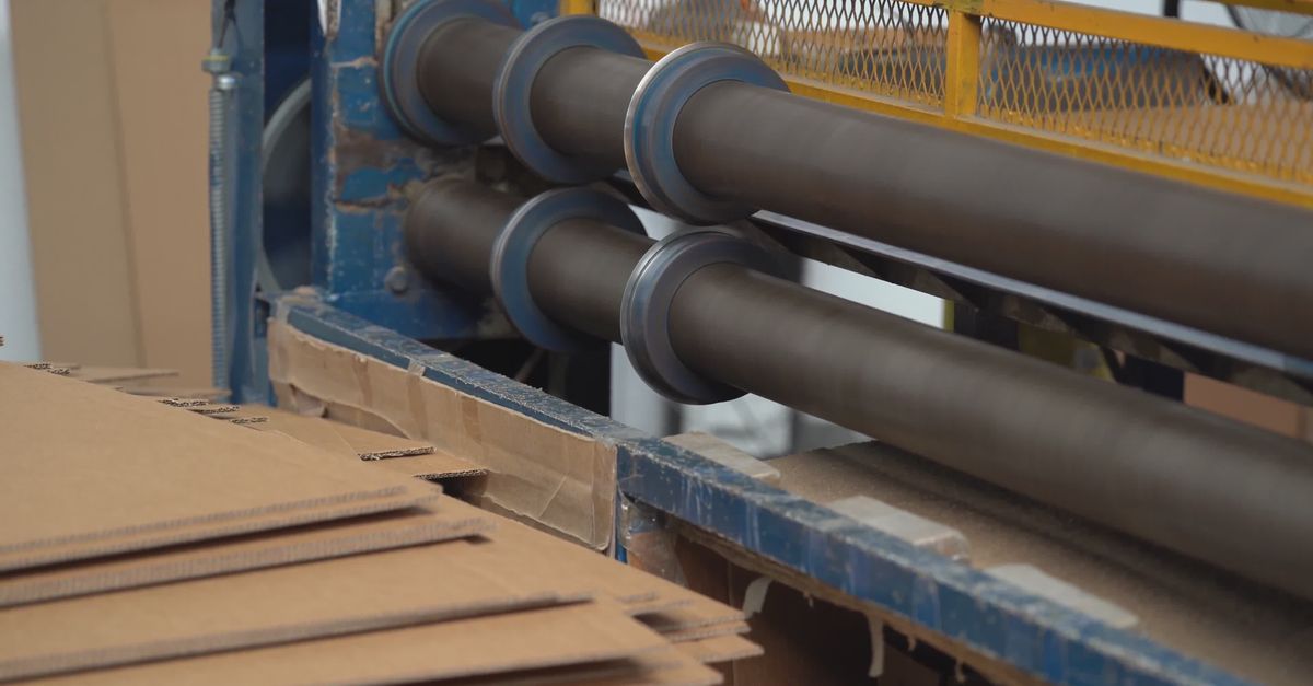 Cartonplast Process Flow Cardboard Manufacturing Process in Action Free Stock Video Footage ...