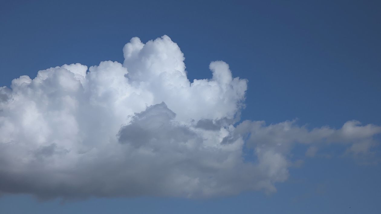 Beautiful Cumulus Clouds in Blue Sky Free Stock Video Footage, Royalty ...