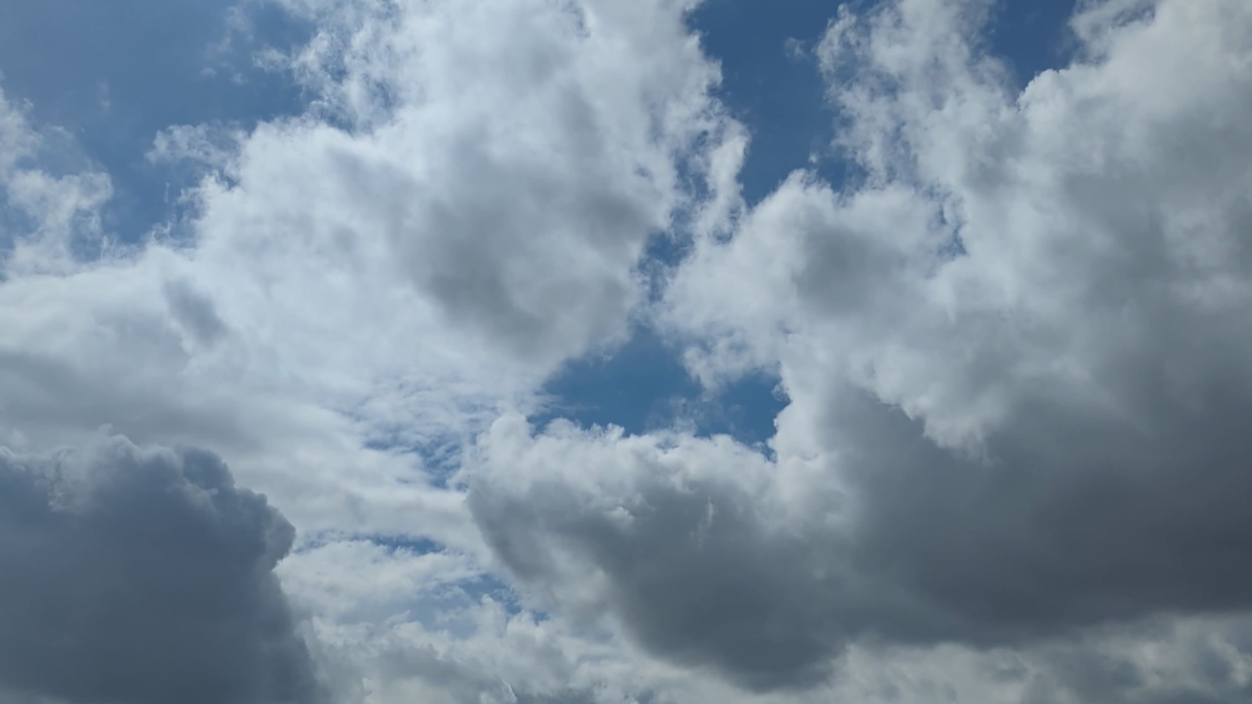 Breathtaking Timelapse of Fluffy Clouds in Blue Sky Free Stock Video ...