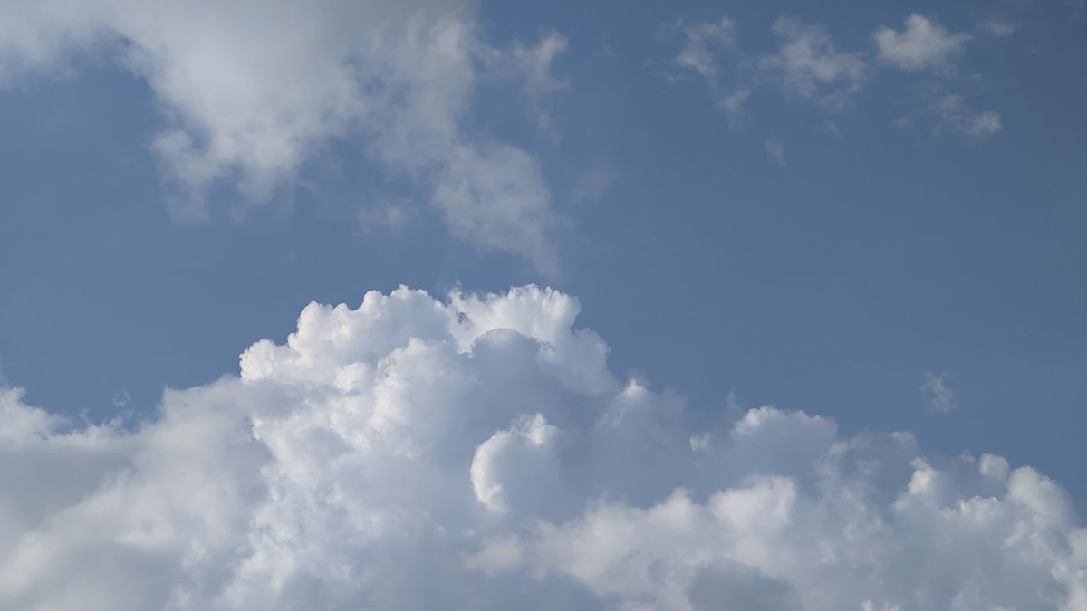 Timelapse of Fluffy Clouds in Blue Sky Free Stock Video Footage ...