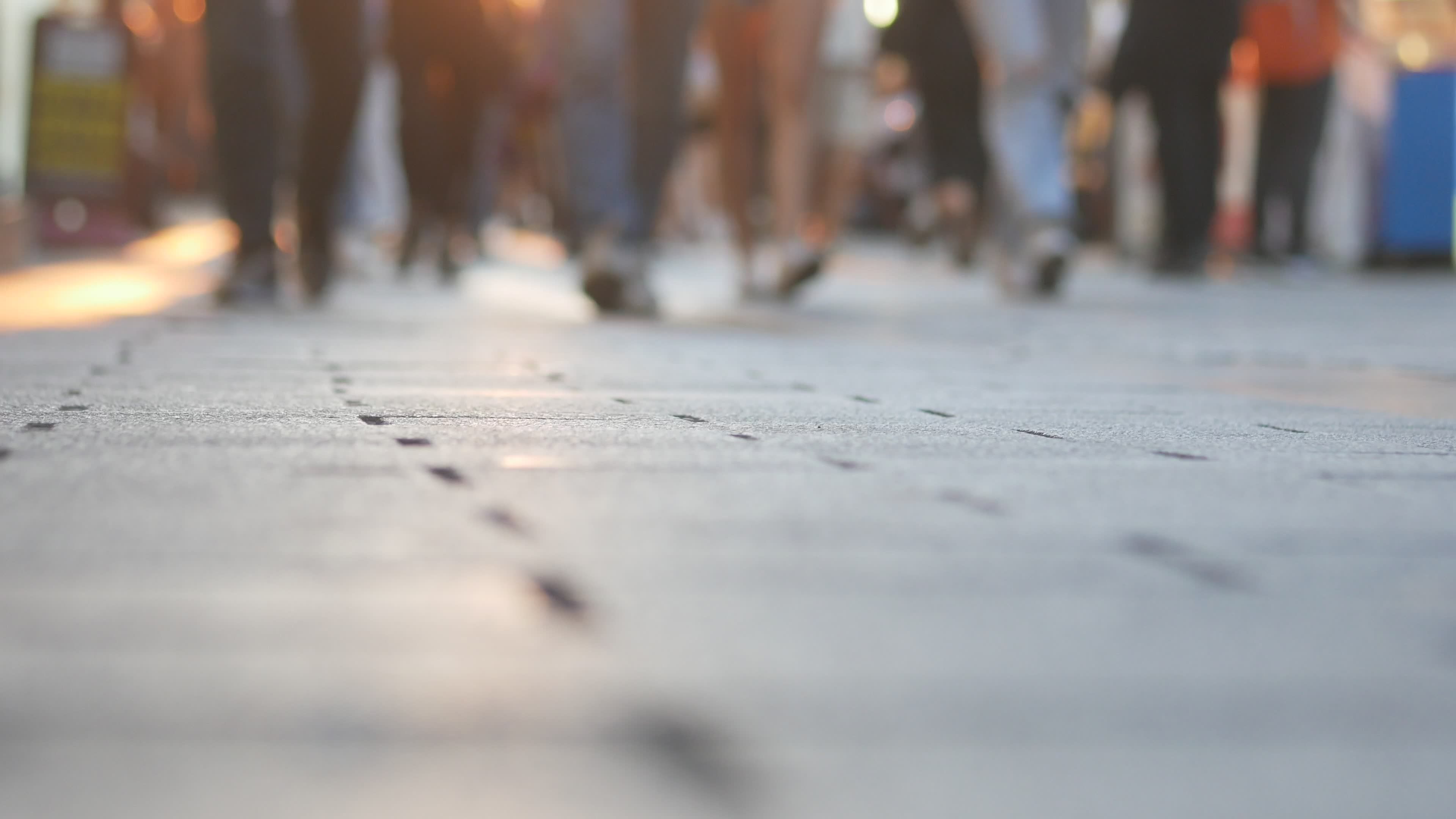 urban street foot traffic at sunset 33760951 — free pexels stock footage