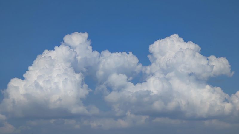 Serene Clouds in the Blue Sky Timelapse Free Stock Video Footage ...