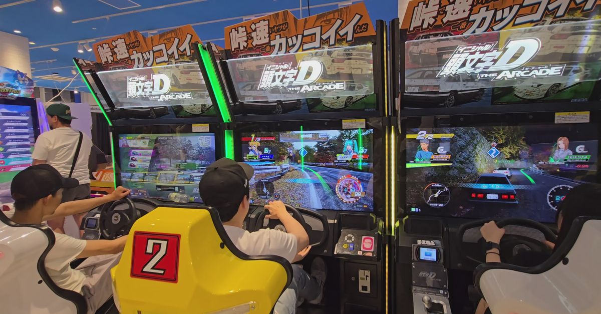 Arcade Gamers Enjoying Car Racing Simulators Free Stock Video Footage ...