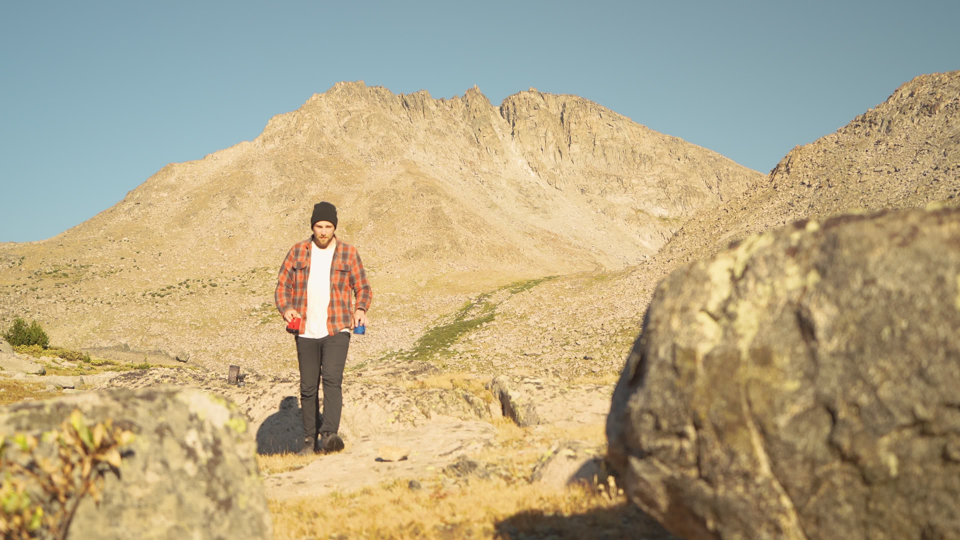 adventurer in wyoming s wind river range 33827470