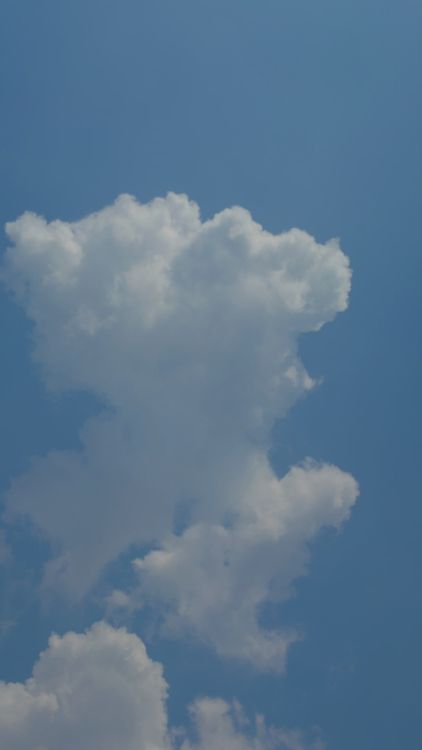 Serene Blue Sky with Fluffy White Clouds Free Stock Video Footage ...