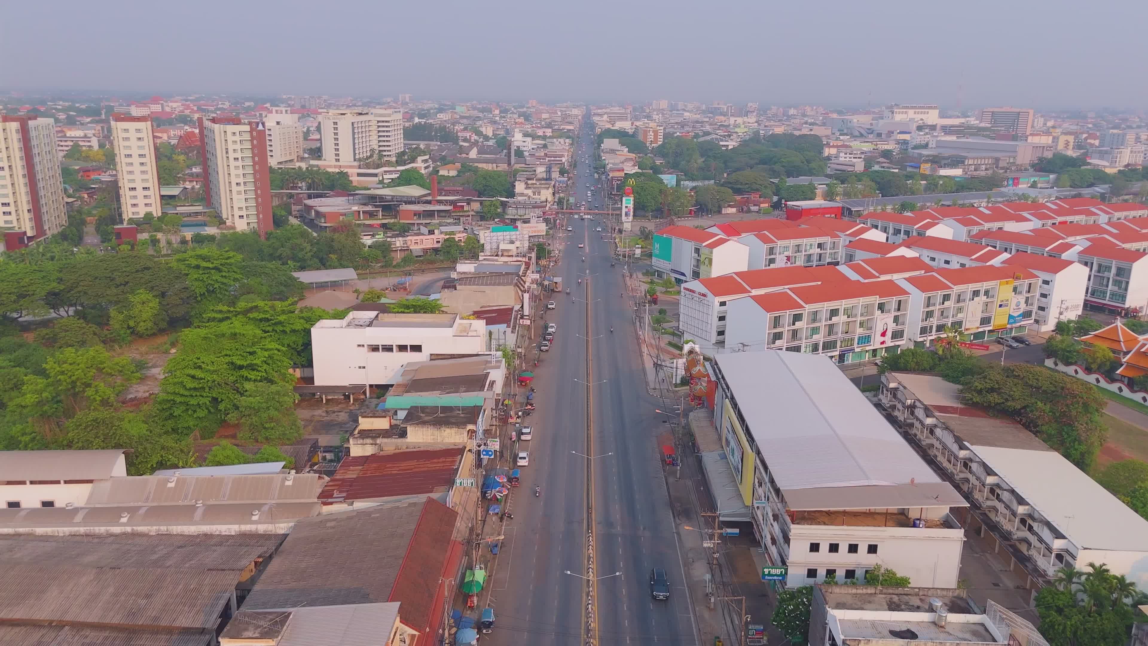 aerial view of udon thani cityscape 33848889