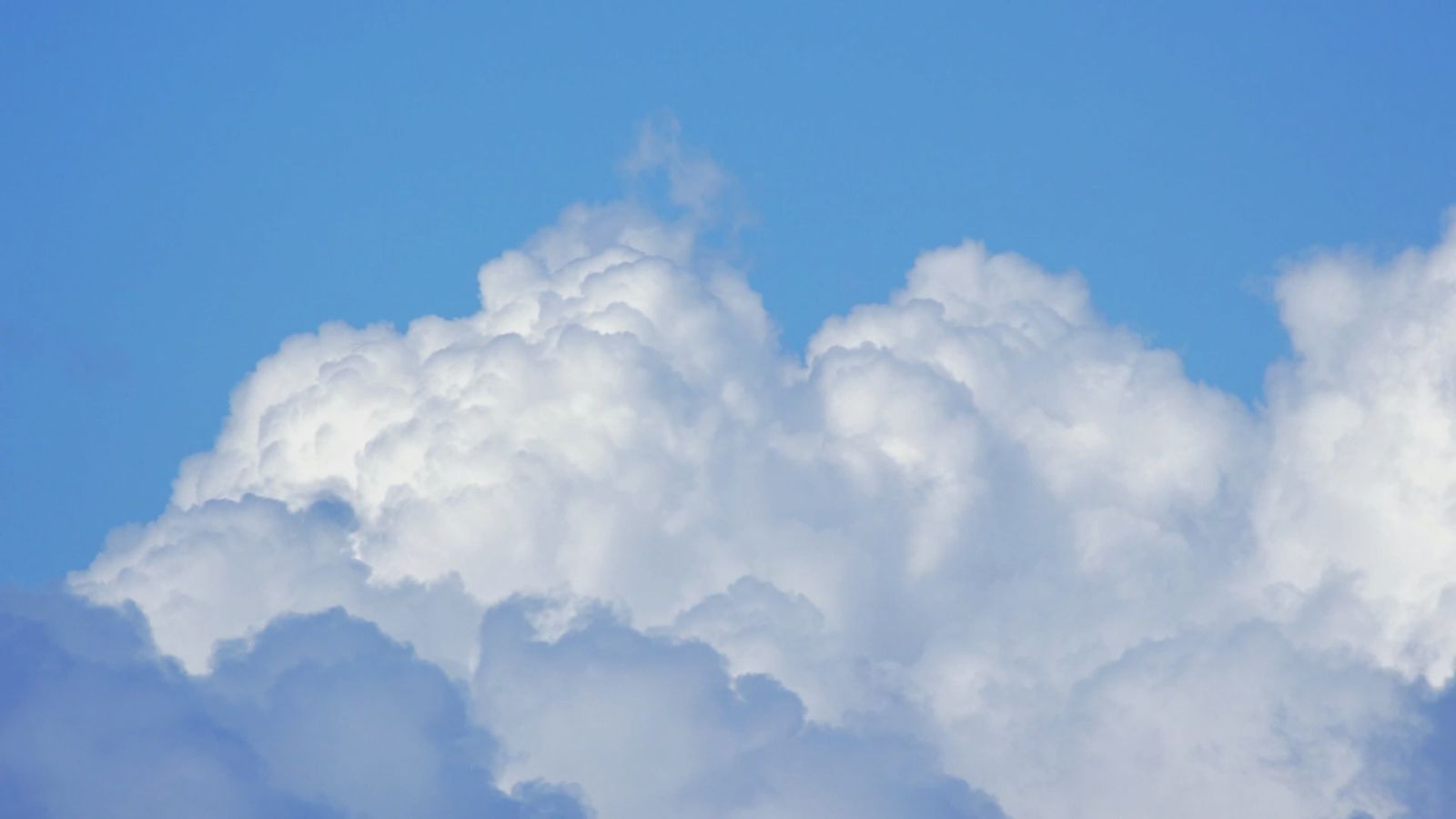 Dramatic Cumulus Clouds in Blue Sky Free Stock Video Footage, Royalty ...