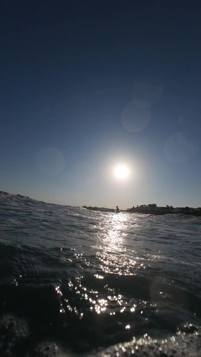 Çiğdem Bilgin's ocean waves sunset video