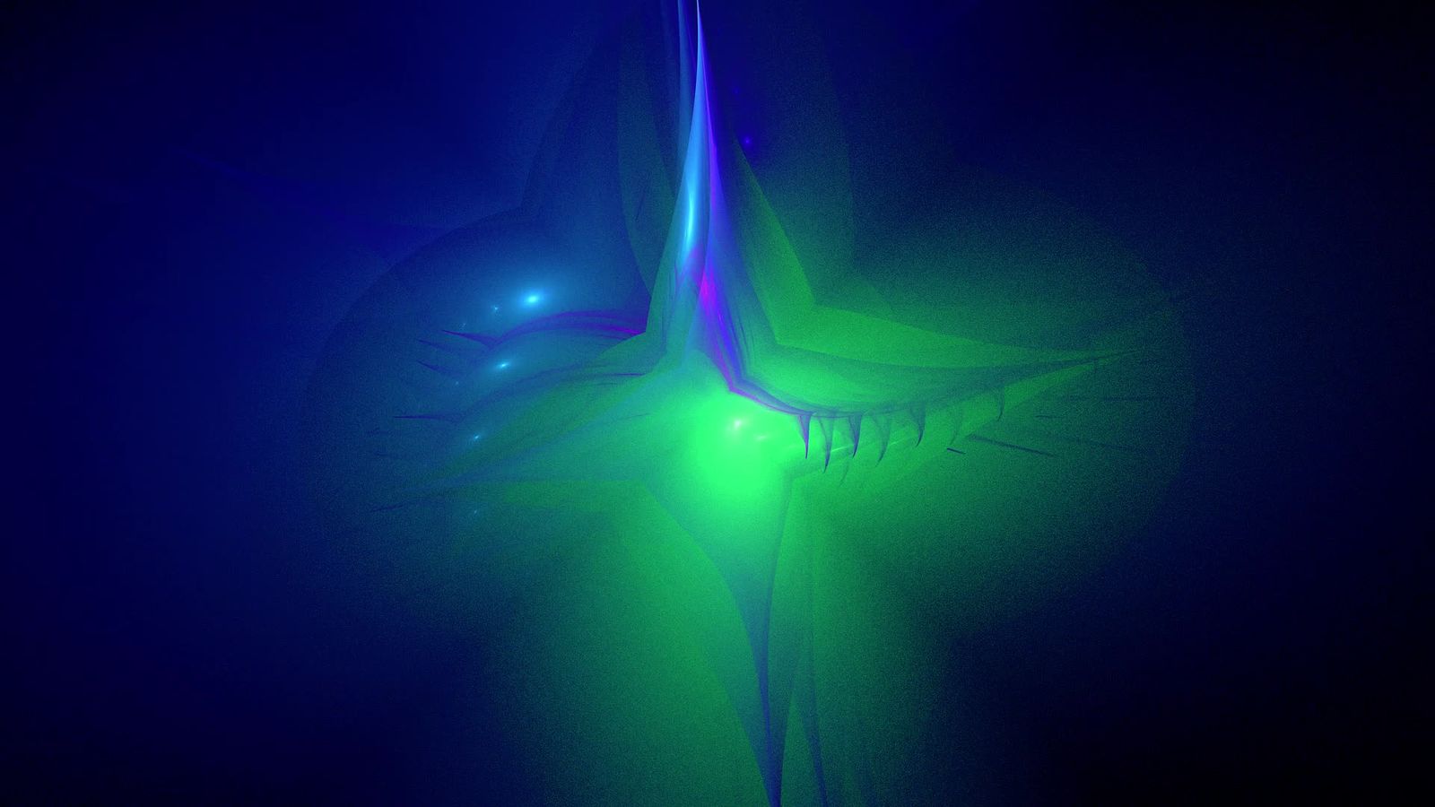 Dynamic Blue Abstract CGI Animation Loop Free Stock Video Footage ...