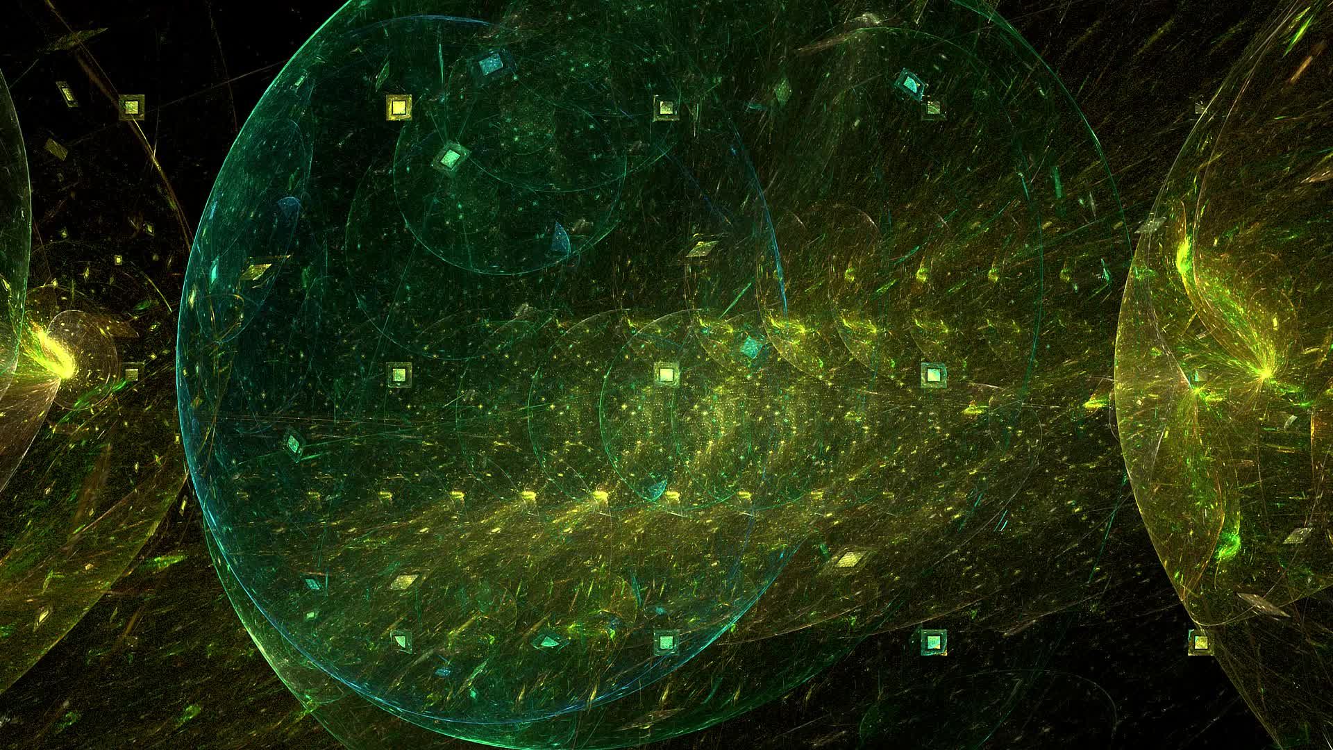 Mesmerizing Abstract Fractal Sphere Animation Free Stock Video Footage ...