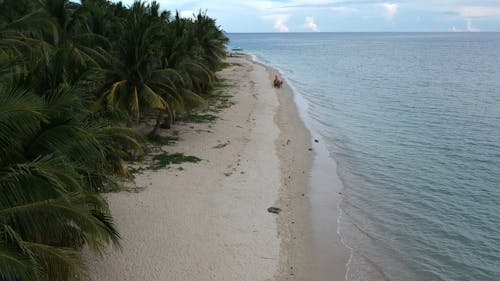 Piękna Plaża Z Białym Piaskiem