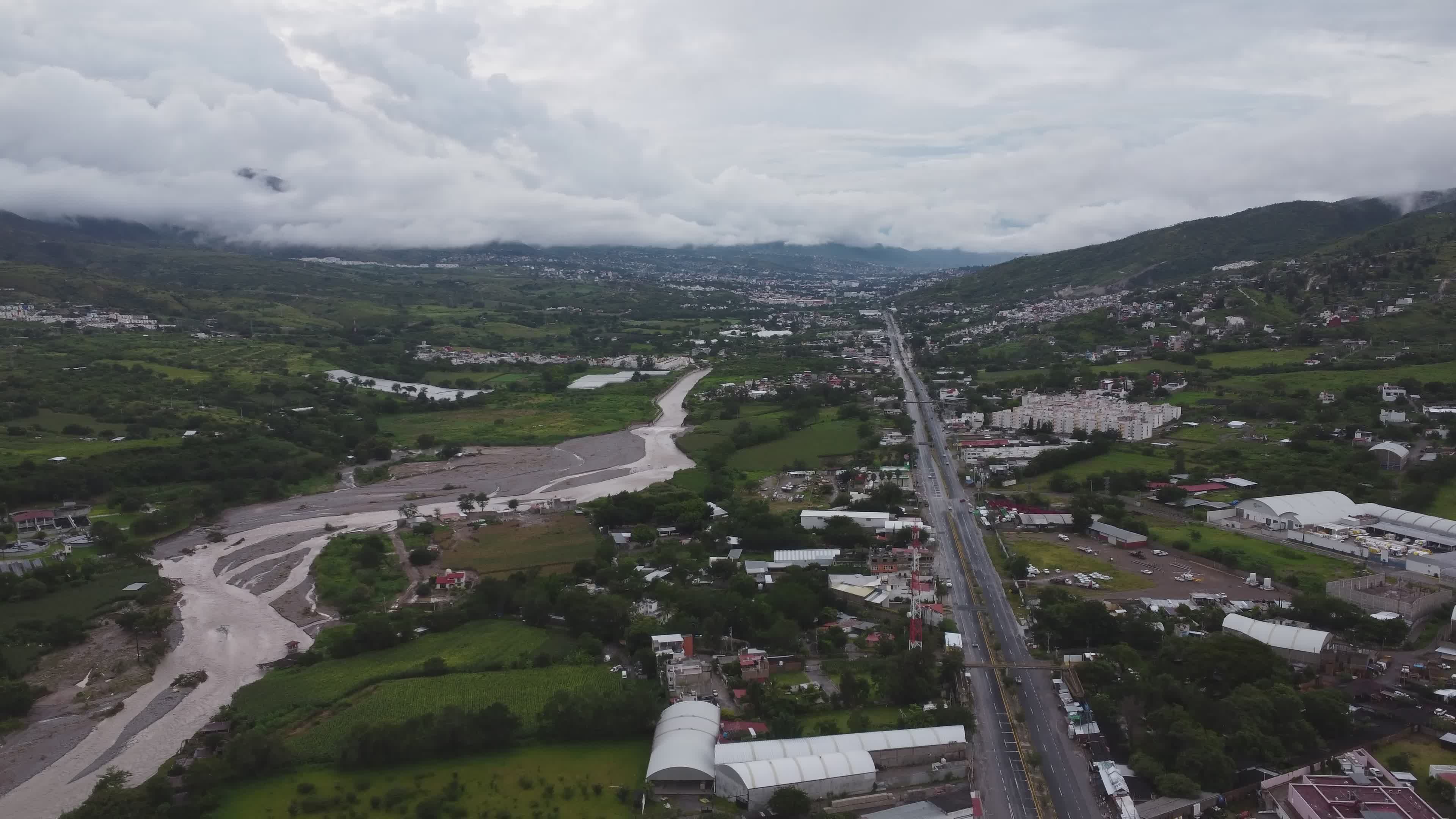 Captivating Aerial View of Scenic Valley Free Stock Video Footage ...