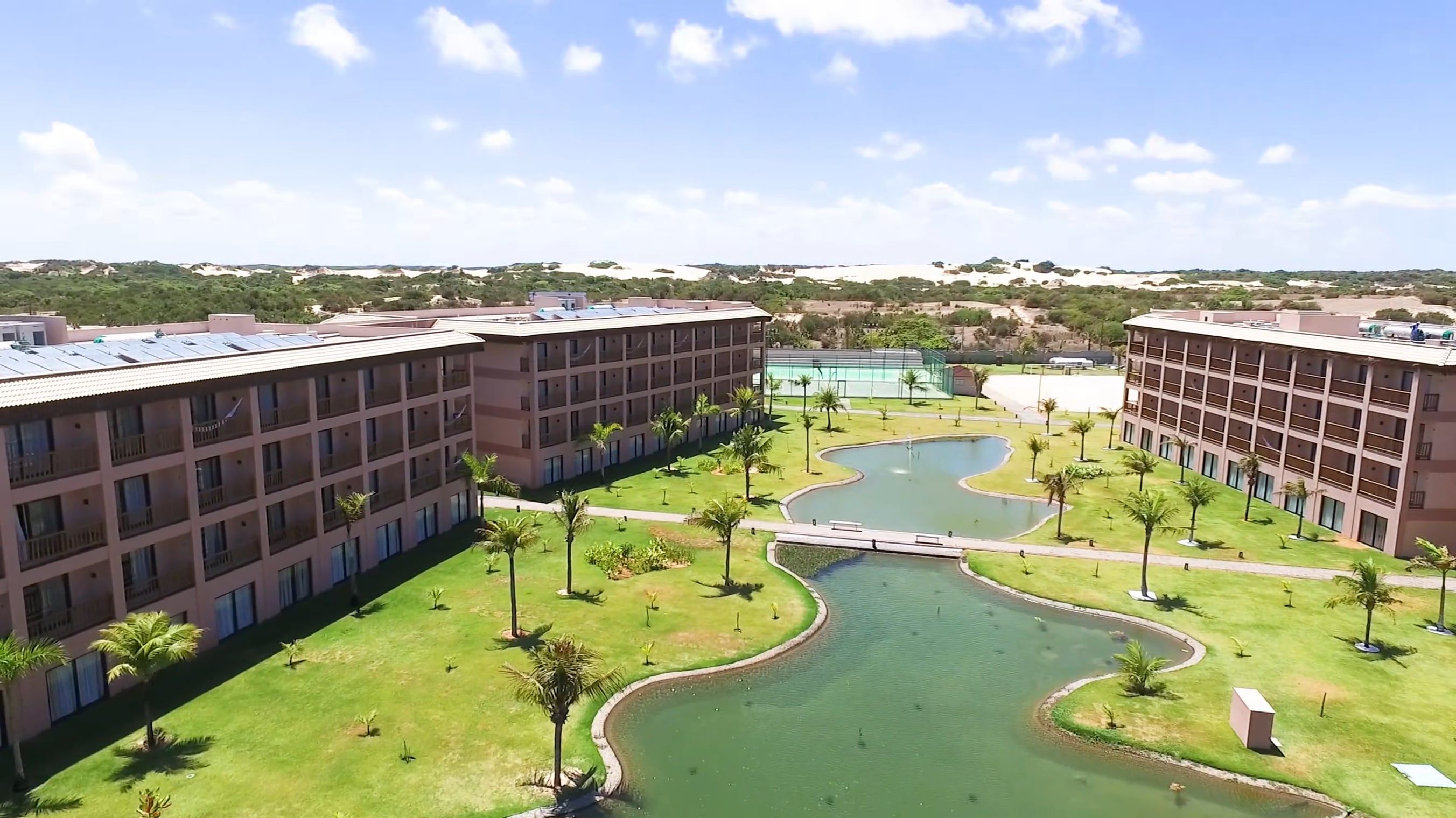 Drone Footage Of The Resort Without People Free Stock Video Footage ...