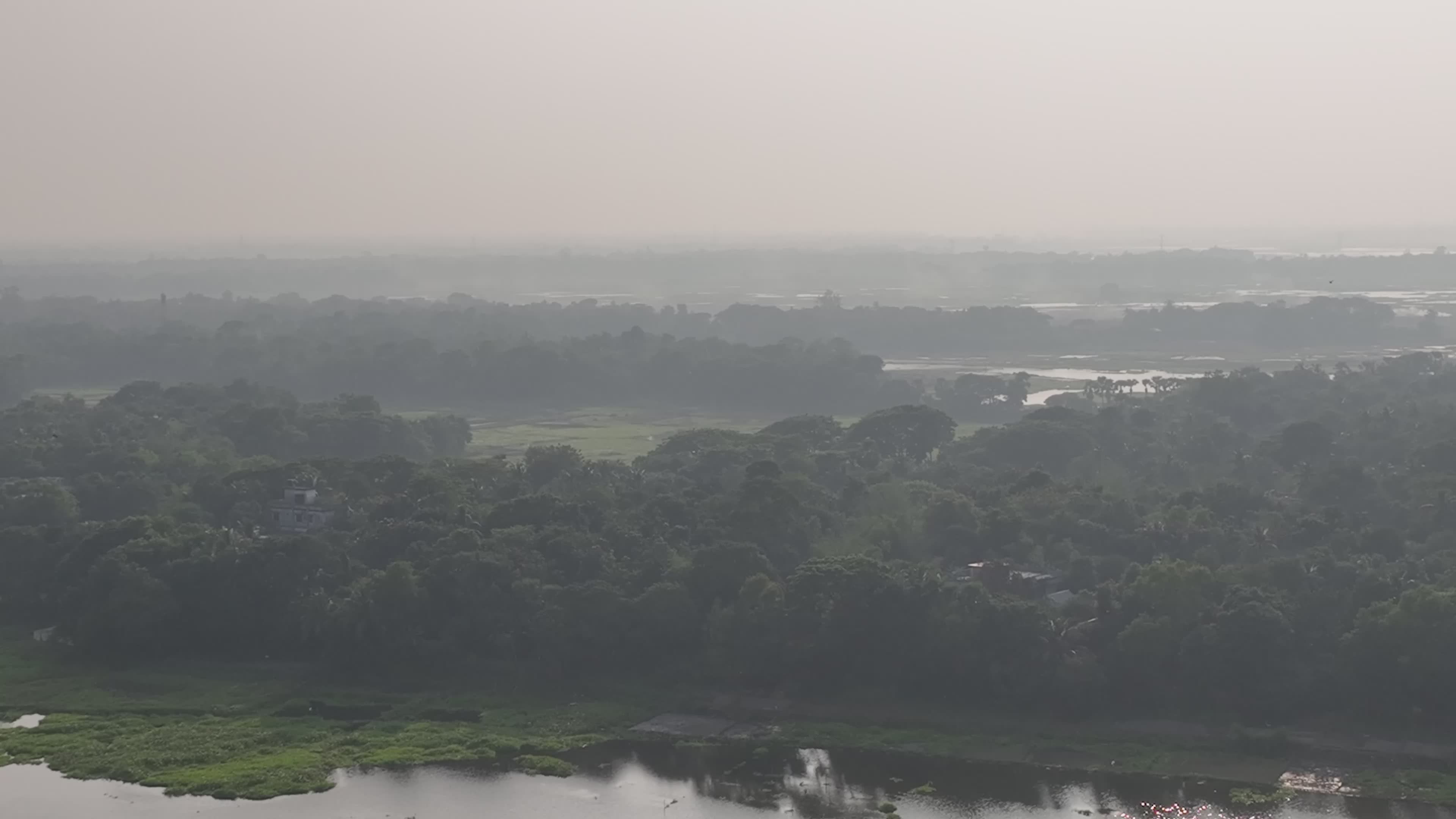 Aerial View of Lush Greenery in Bangladesh Free Stock Video Footage ...