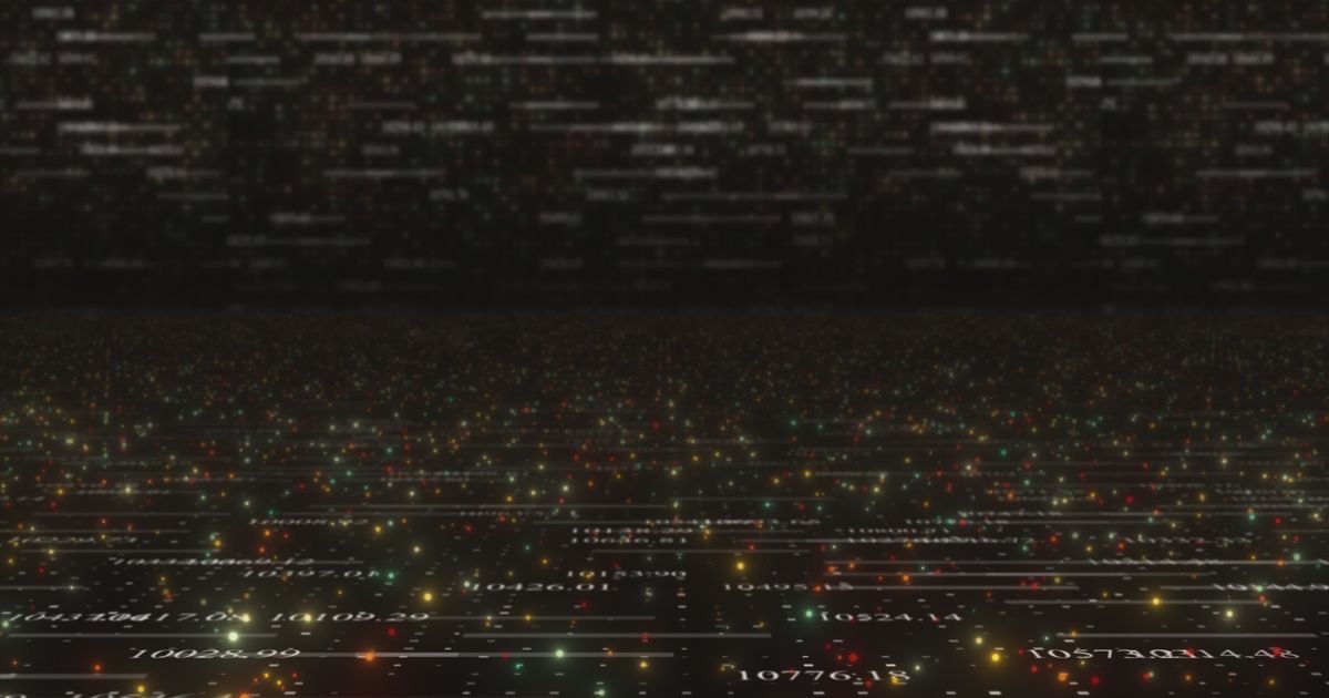 digital data stream with abstract pattern 34128900