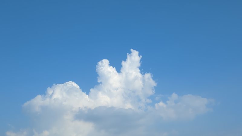 Beautiful Cumulus Clouds in Blue Sky Free Stock Video Footage, Royalty ...