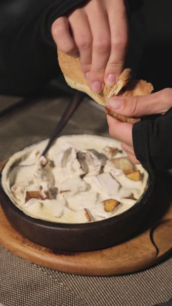 吃肉视频素材