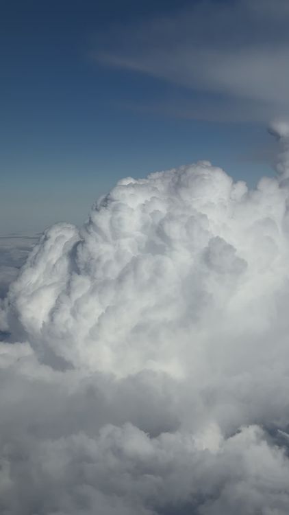 Scenic Aerial View of Fluffy White Clouds Free Stock Video Footage ...