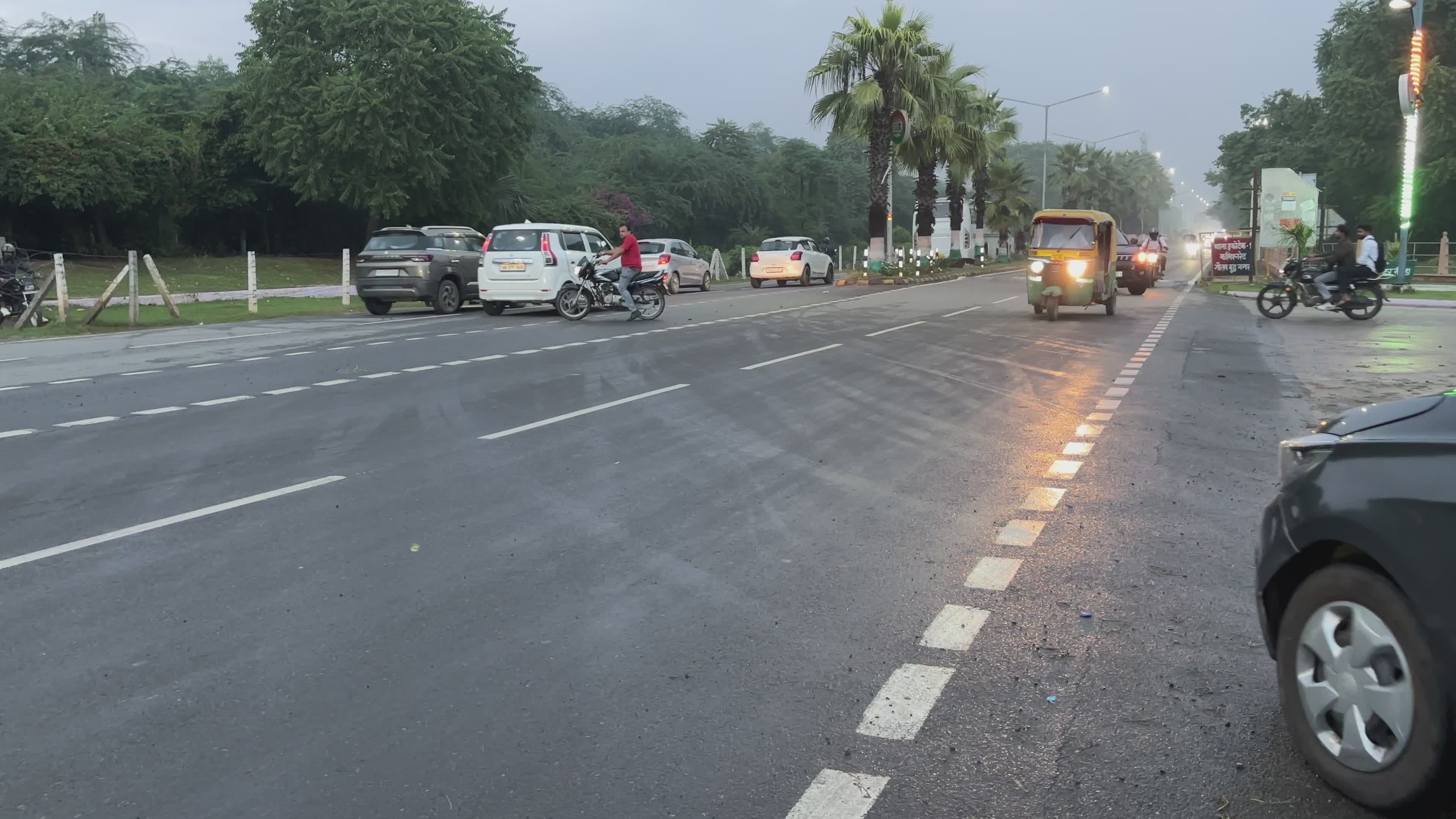 Urban Street Scene with Pink Tuk-Tuk in India Free Stock Video Footage ...