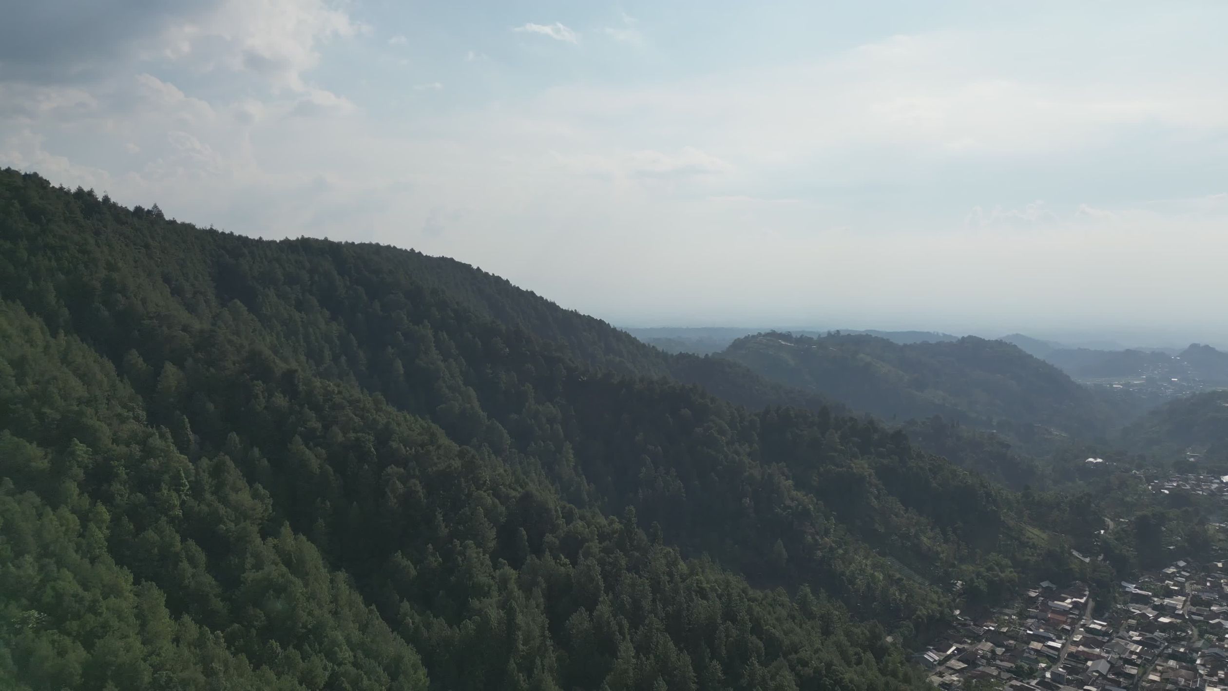 Majestic Mountain Landscape Aerial View Free Stock Video Footage ...