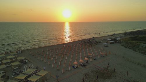 Beautiful Ocean Sunset Drone Footage Free Stock Video Footage, Royalty ...