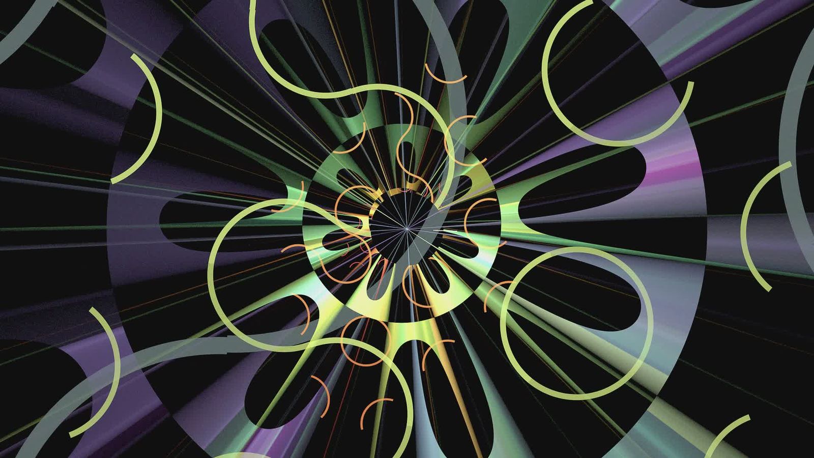 Abstract Geometric Animation with Moving Spheres Free Stock Video ...