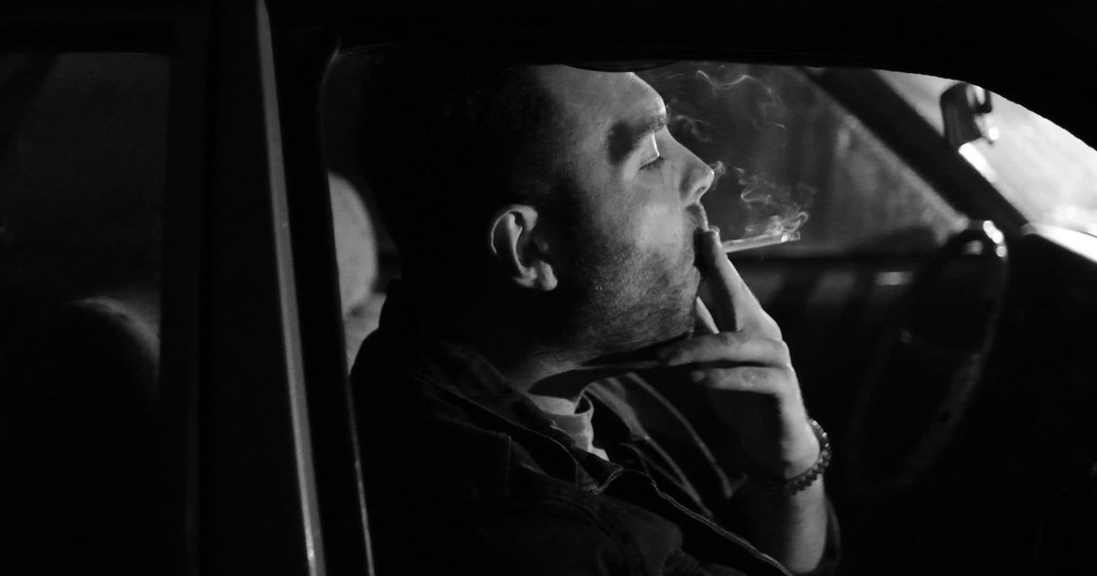 Picture of the day - smoldering man