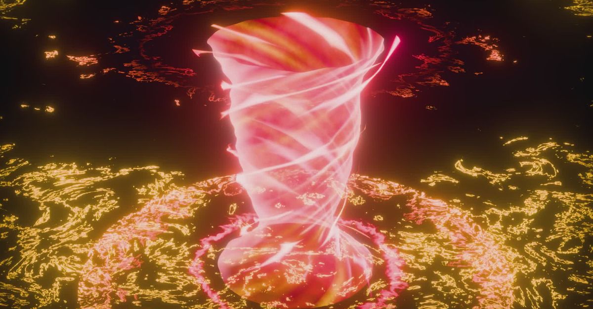 Mesmerizing Neon Energy Vortex Animation Free Stock Video Footage ...