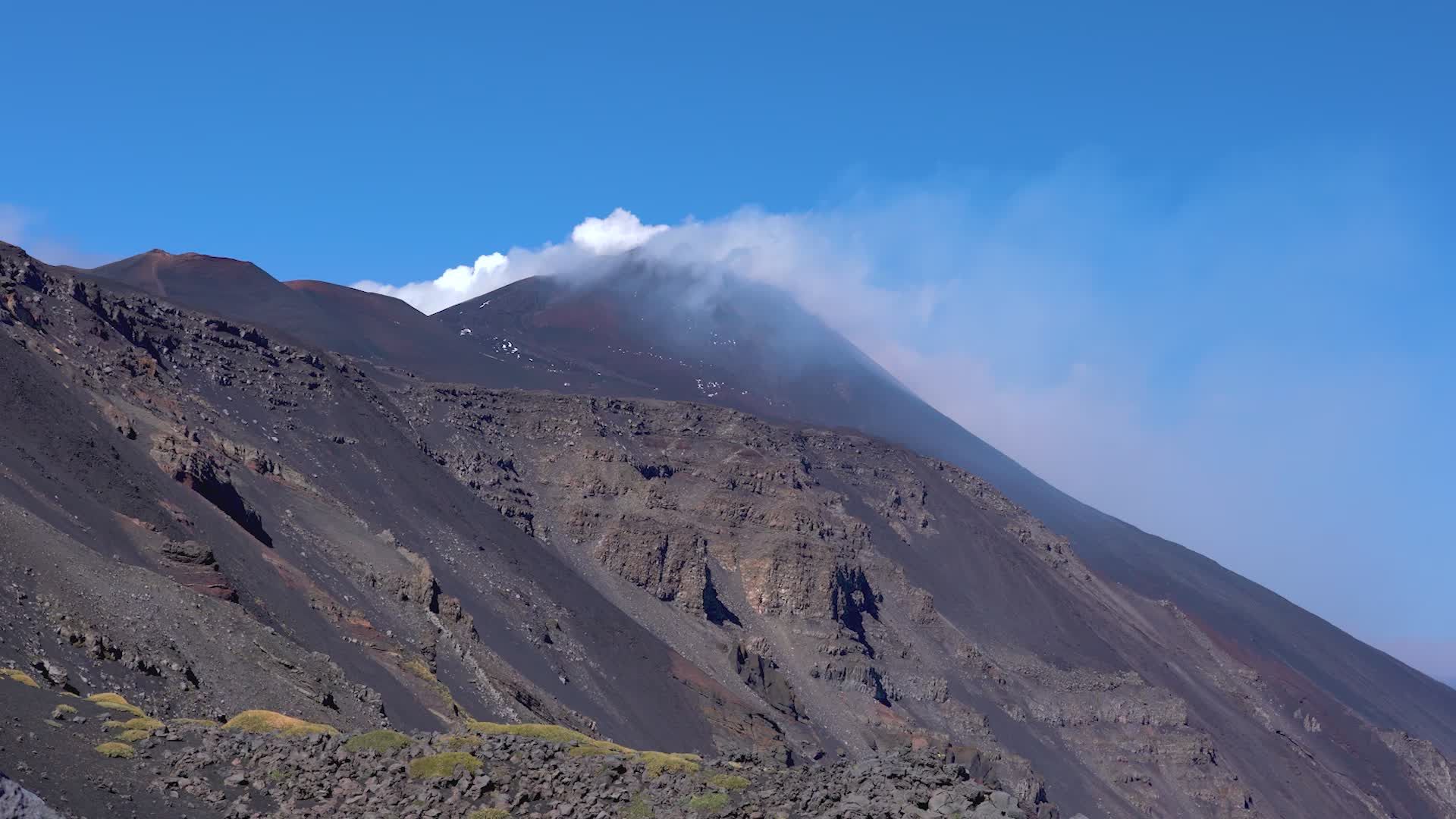 Stunning Timelapse of Mount Etna Eruption Free Stock Video Footage ...