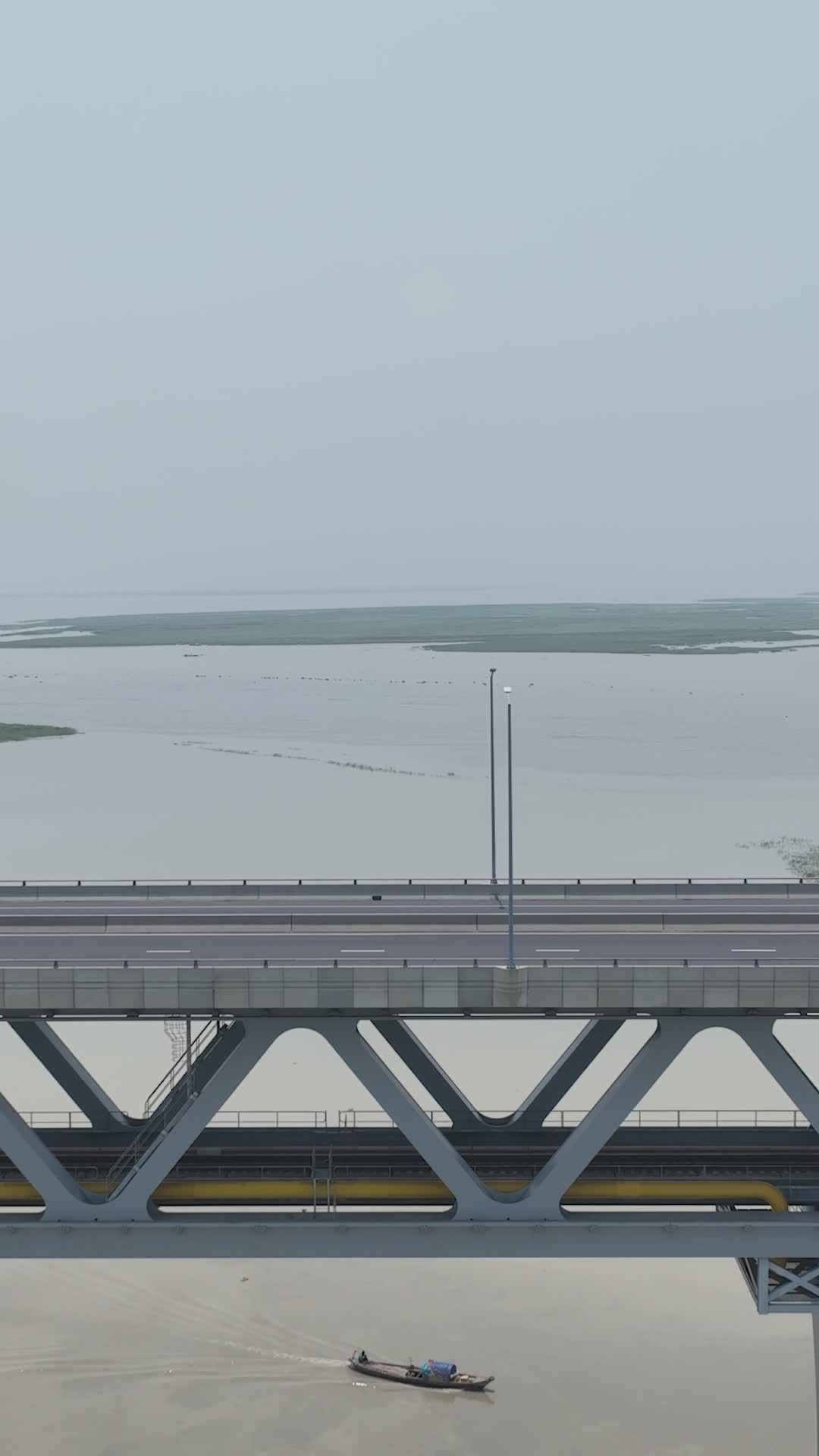 Iconic Howrah Bridge Over the Ganges River Free Stock Video Footage ...
