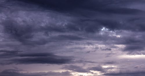 Pemandangan Langit Suram Yang Dramatis