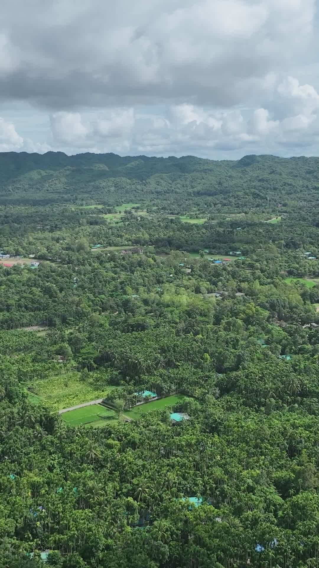 Stunning Aerial View of Lush Green Landscapes Free Stock Video Footage ...