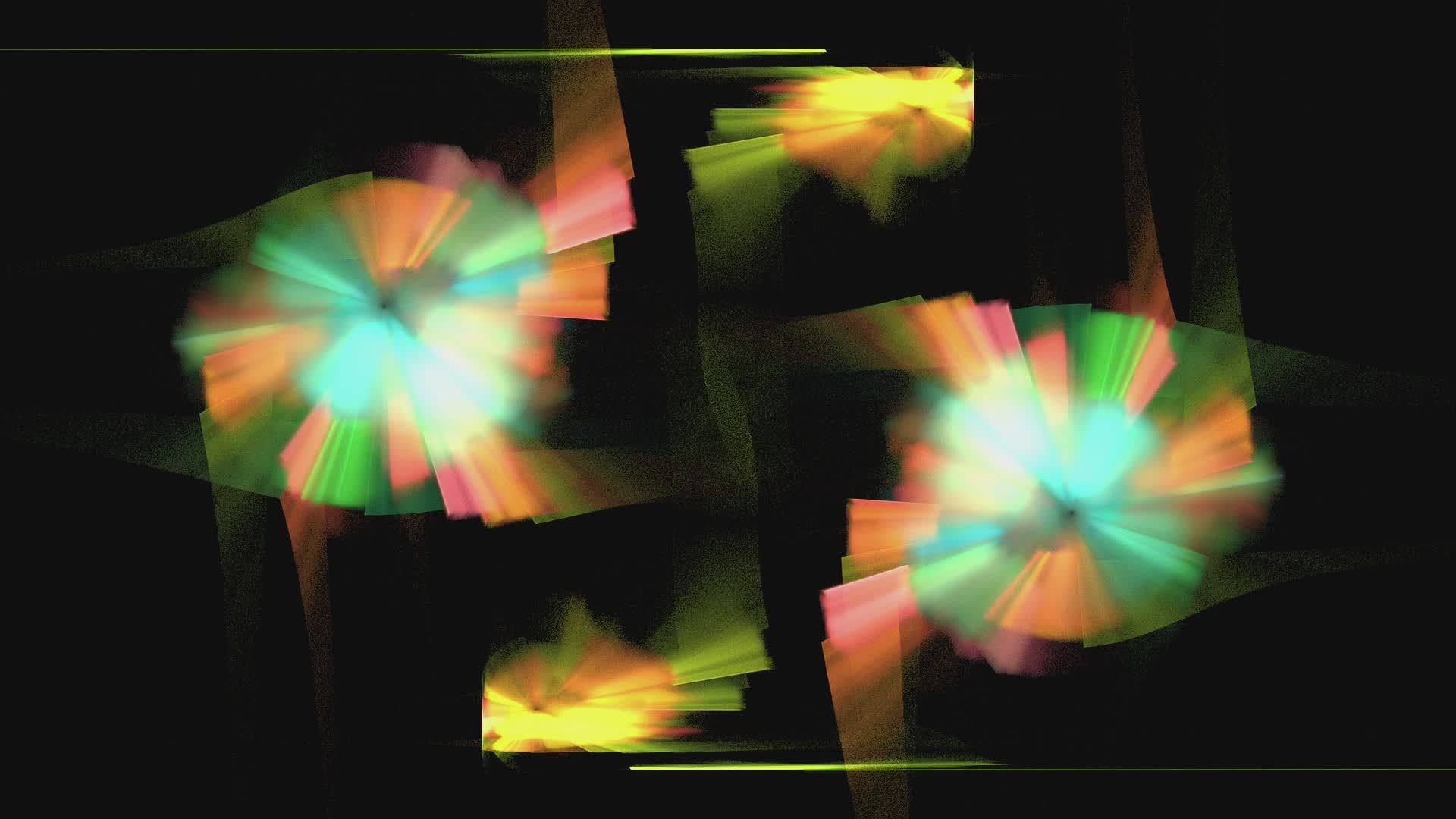 Vibrant Abstract Color Burst Animation Free Stock Video Footage ...