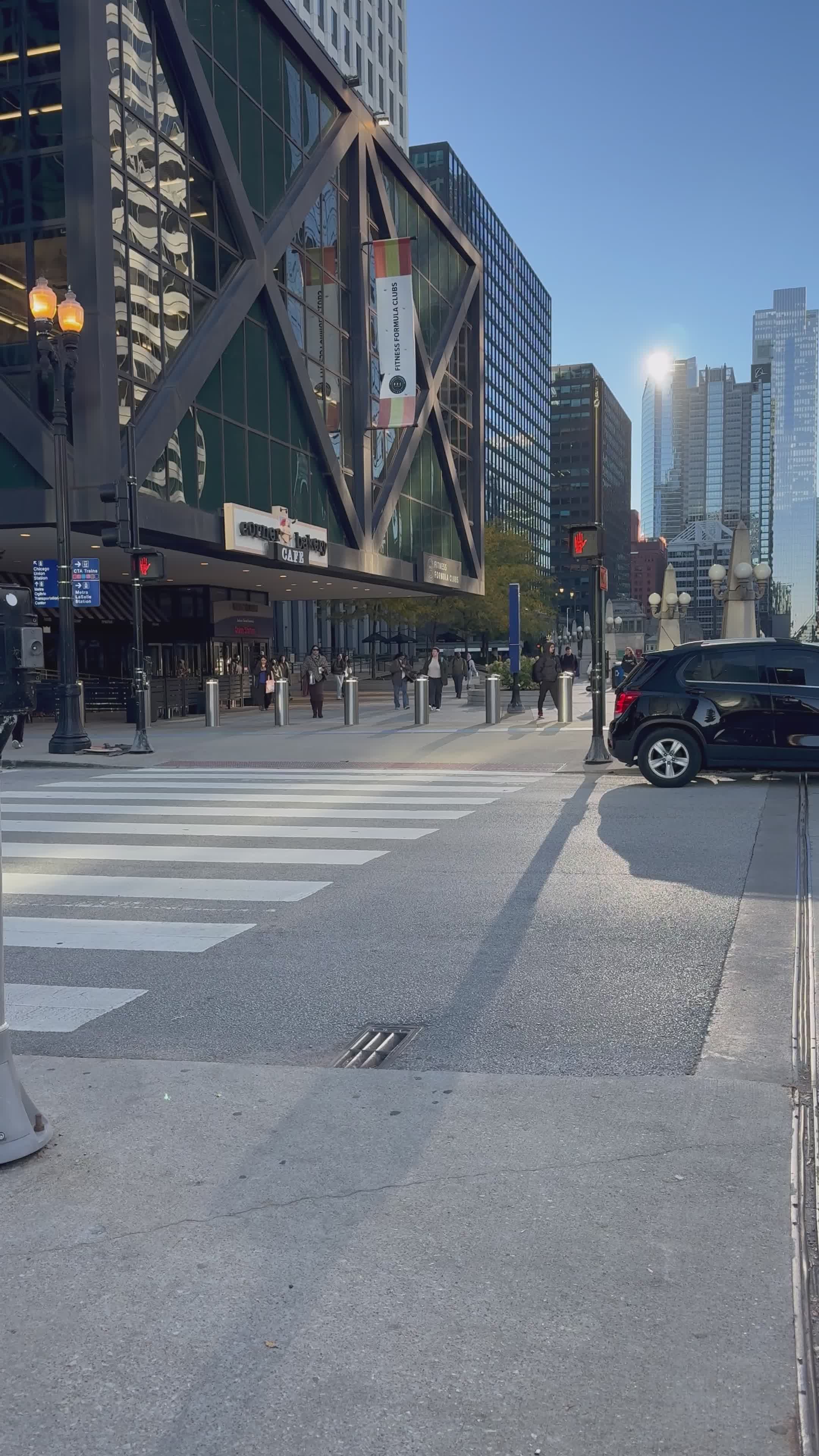 Urban City Intersection in Chicago at Day Free Stock Video Footage ...