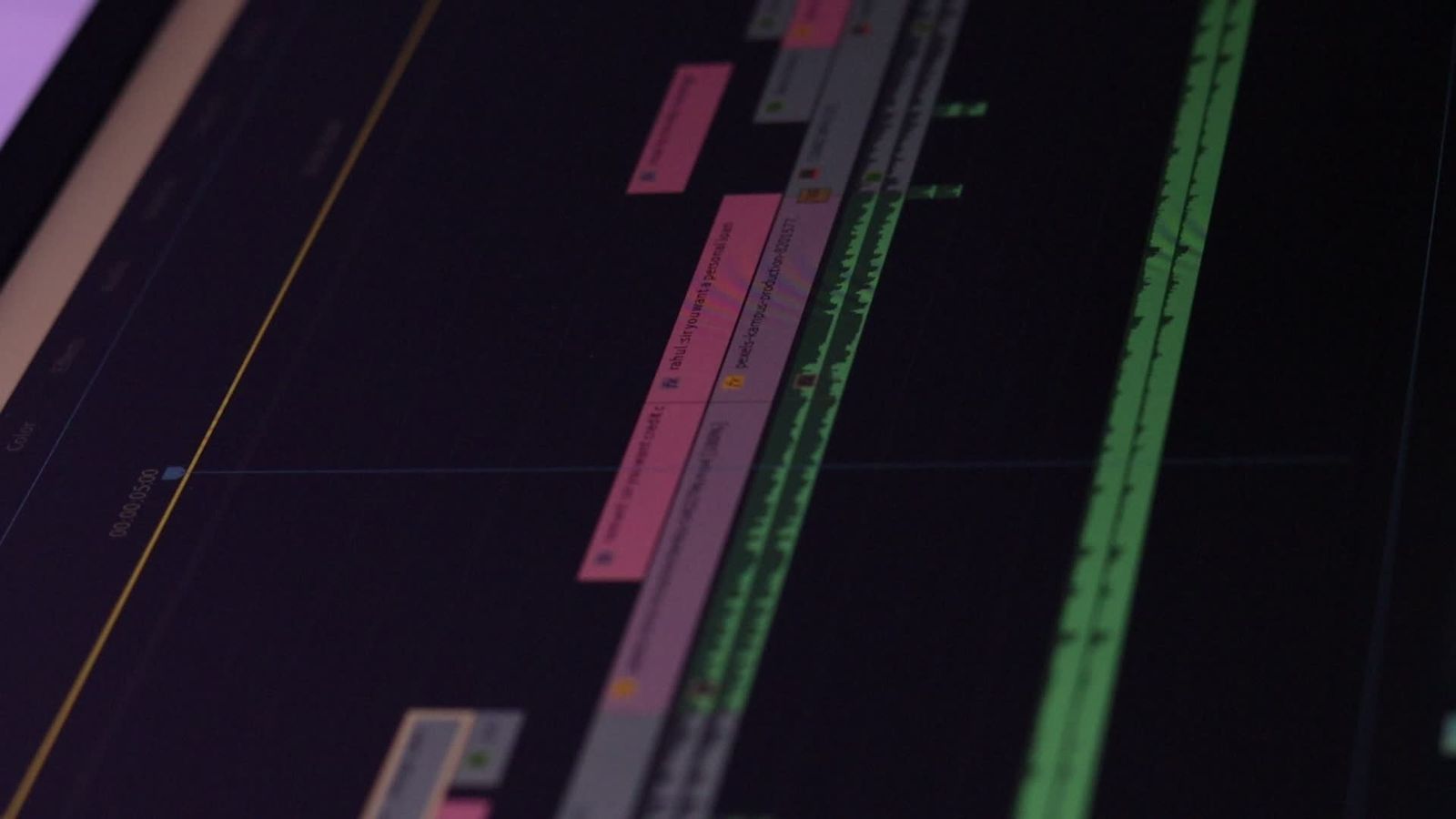 Timeline Monitor Professional Video Editing Setup Overview Free Stock Video Footage ...