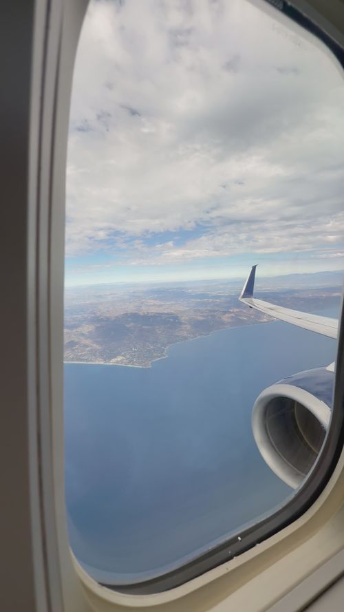A Plane Window View during a Flight Free Stock Video Footage, Royalty ...