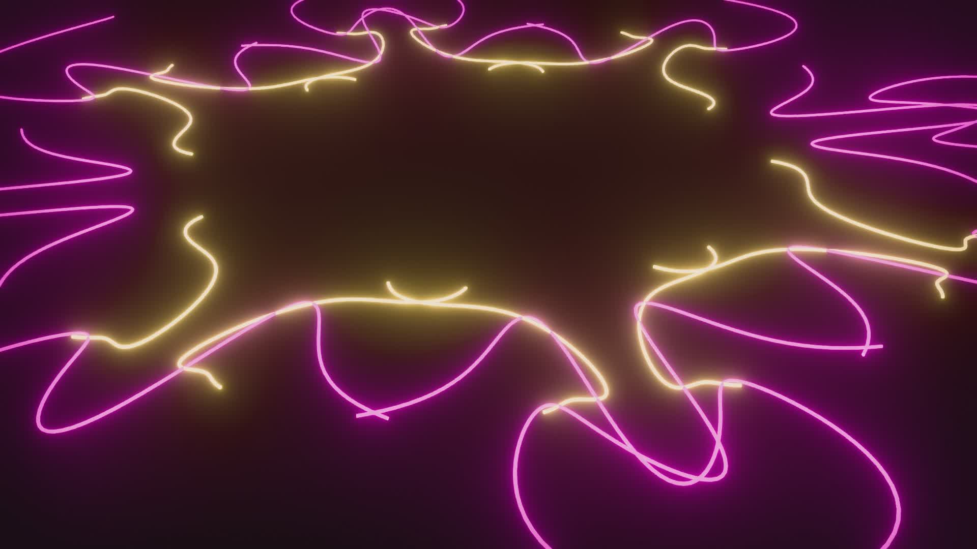vibrant neon light patterns in dark space 34419729 — free pexels stock footage