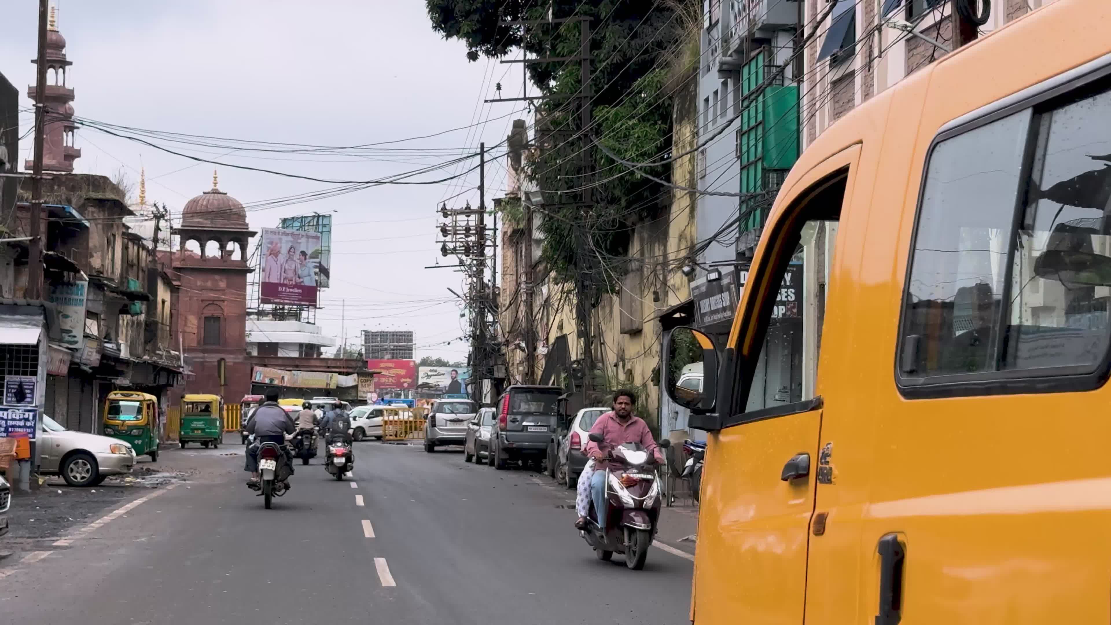 Busy Urban Street Traffic in Mumbai India Free Stock Video Footage ...