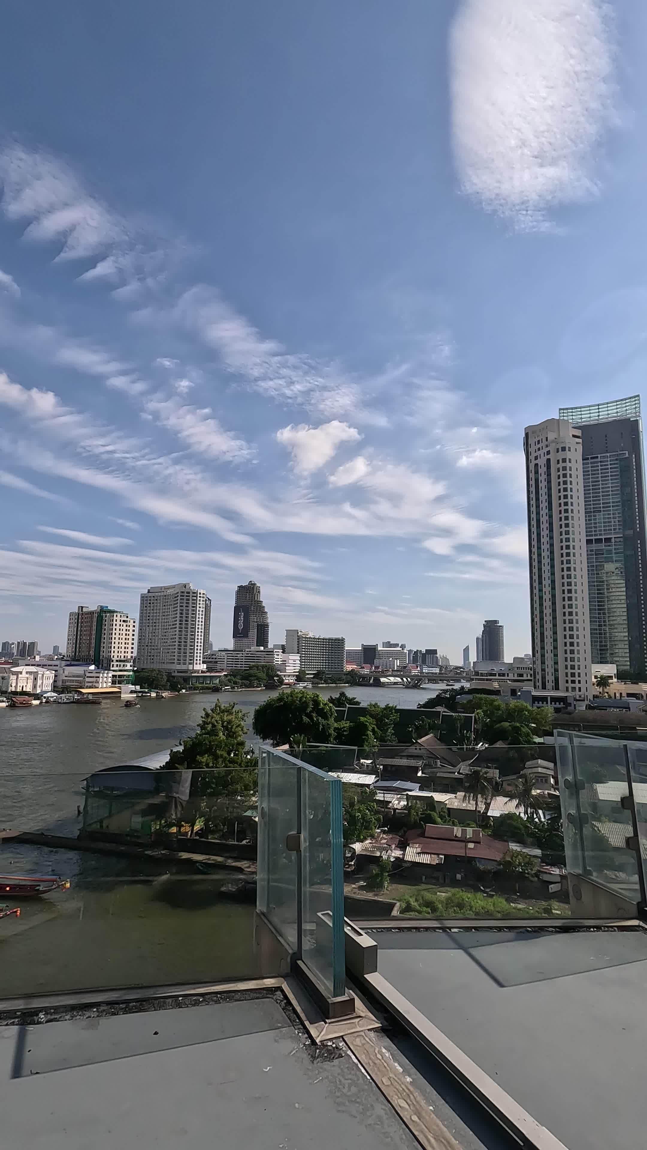 IconSiam Bangkok Riverside Skyline View Free Stock Video Footage ...