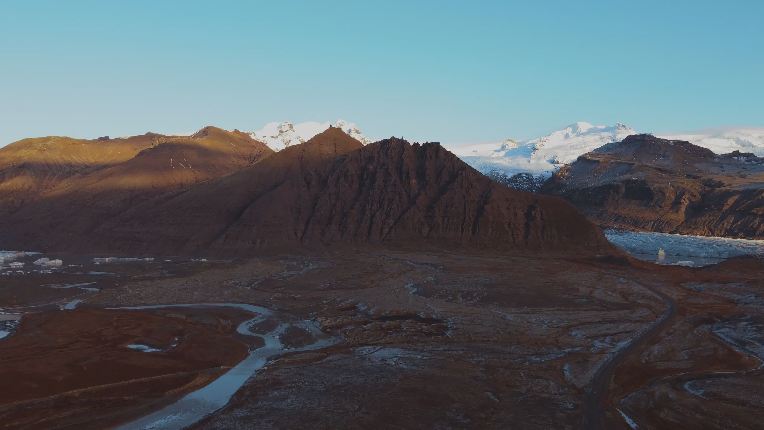Breathtaking Aerial View of Majestic Mountains Free Stock Video Footage ...