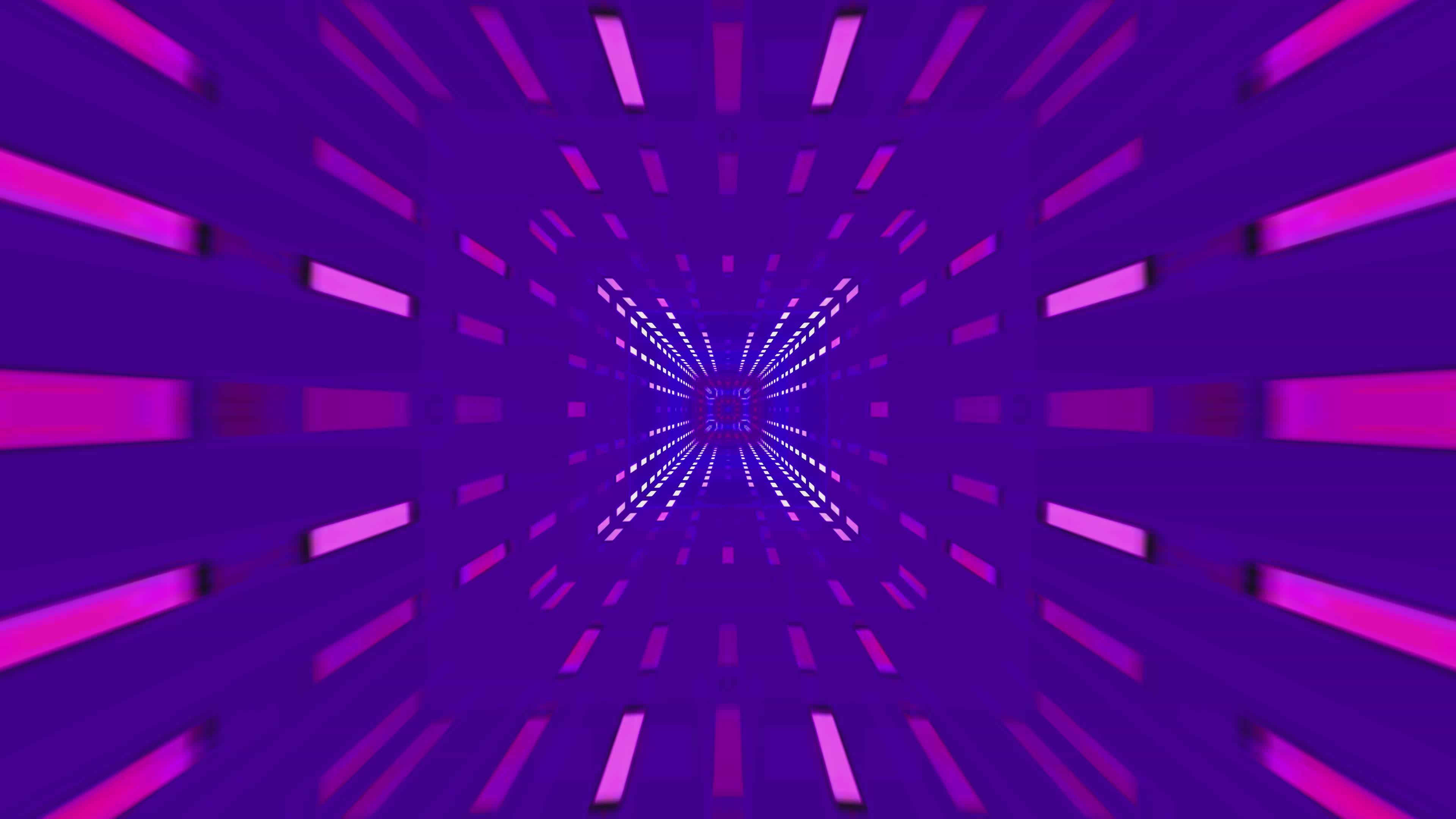 futuristic purple and pink tunnel animation 34506799