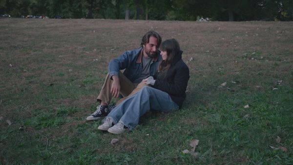 Romantic Couple Relaxing Outdoors in Nature Free Stock Video Footage ...